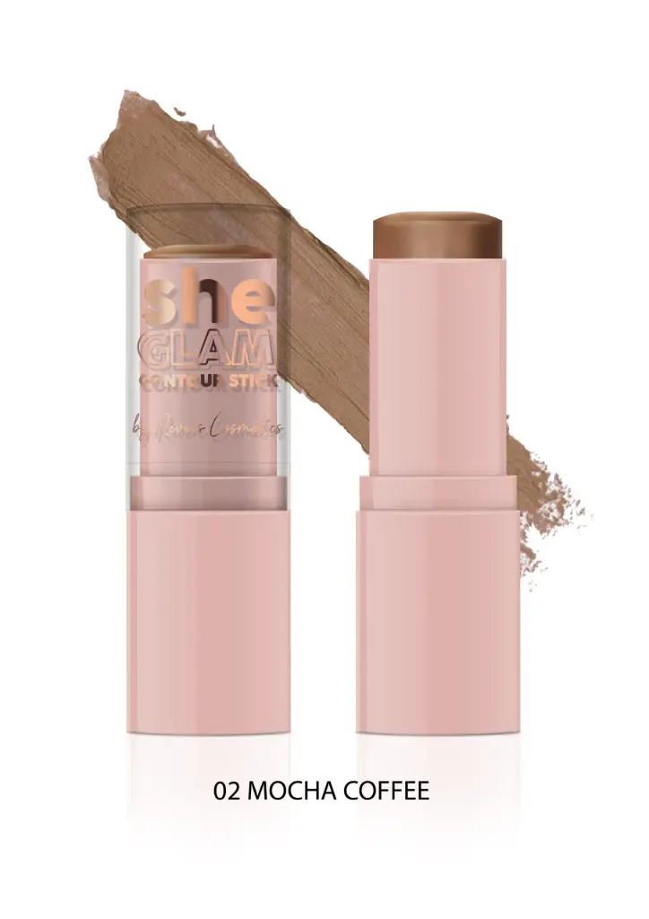 Bronzer Stick 02 Mocha Coffee SHE GLAM – μια βαθιά απόχρωση για contouring