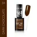 Revers Solar Gel 34 DARK CHOCOLATE βερνίκι νυχιών χωρίς λάμπα