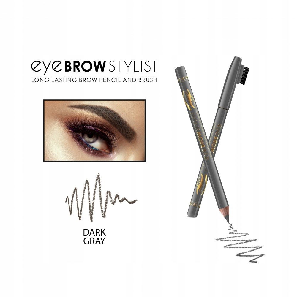 Eye BROW STYLIST long lasting brow pencil & brush GREY 04