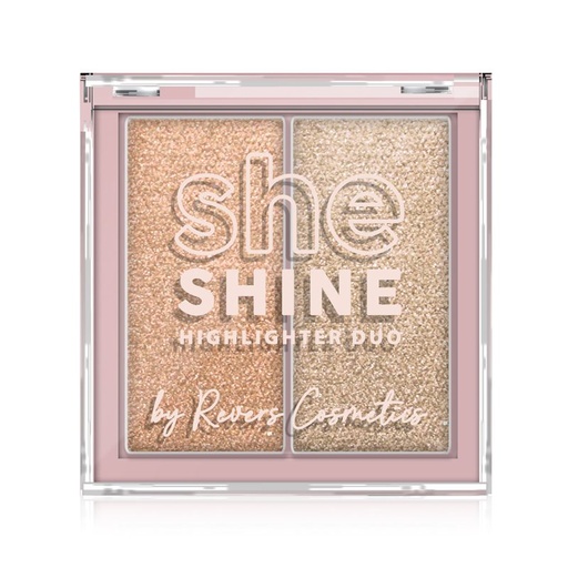 [High-25] Duo face highlighter SHE SHINE # 3 Pink Gleam 7.2g